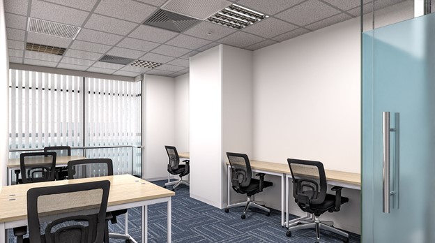 Private serviced office room (4-10 desks)